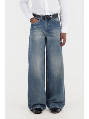Pearled Glory 1211 Washed Indigo Jeans Size 26x32 Blue
